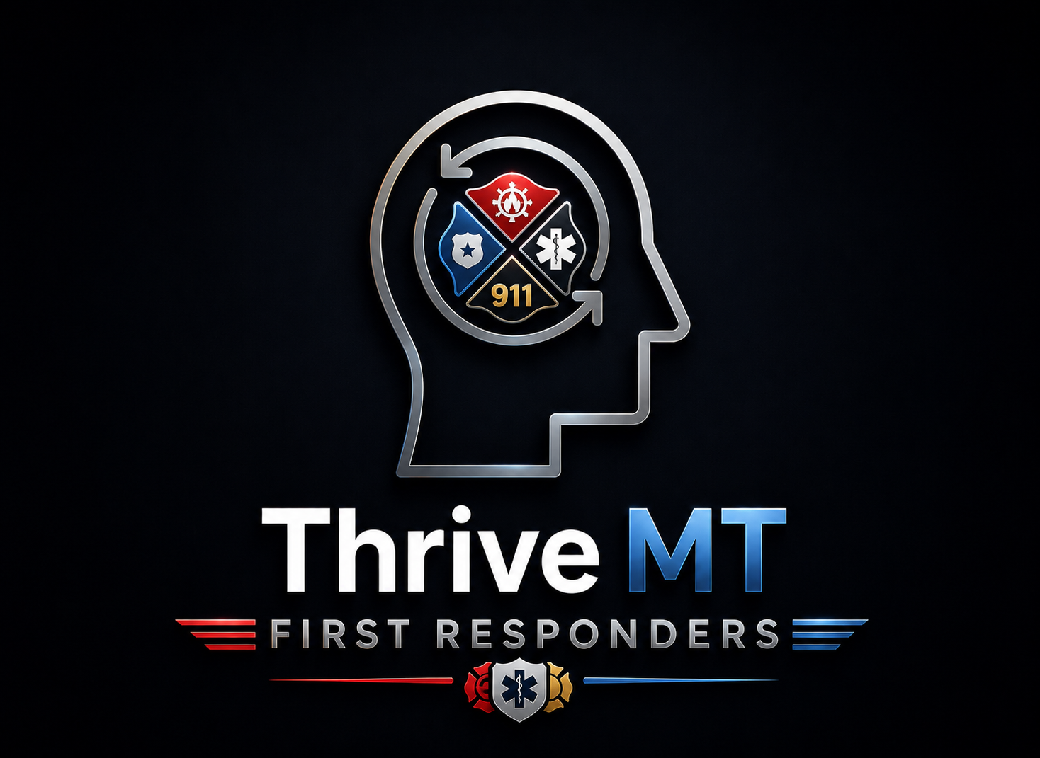 Thrive MT First Responders logo